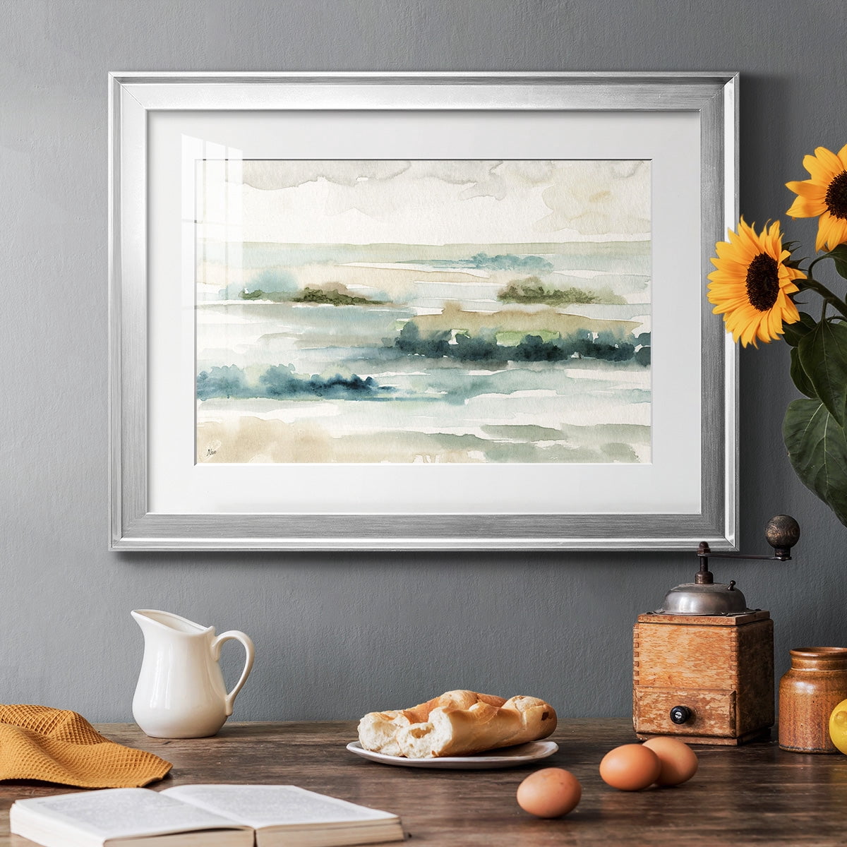 Pastel Panorama Premium Framed Print - Ready to Hang