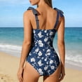 thumbnail image 4 of LYEAA Womens Bathing Suits Backless One-Piece Swimming Sets Belly Control Swimsuits Summer Beach Swimwear, 4 of 7