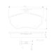 thumbnail image 2 of BALATAS CERAMICAS JETTA 1993 VOLKSWAGEN L4 1.8L Delanteras BREMBO ., 2 of 5