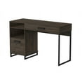Mainstays Wood & Metal Writing Desk with 1 Drawer and 1 Door for Teen