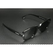 Burberry Eldon BE 4349 Plastic Unisex Rectangle Sunglasses Black 51mm Adult