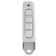 thumbnail image 1 of Control remoto de 4 teclas de plástico con código de clonación de 433 MHz para puerta de garaje (blanco), 1 of 4