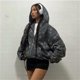 thumbnail image 1 of Sudadera con capucha Vintage con estampado de estrellas, chaqueta de manga larga de gran tamaño, sudadera con cremallera y bolsillo, ropa de calle de moda Harajuku, Y2K, 1 of 5