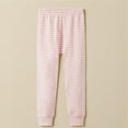 thumbnail image 4 of Piuwrlz Kids Thick Plush Pants Girls Boys Long Fleece Sweatpants Cotton Velvet Stripe Pink Size 14 Years, 4 of 4