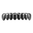 thumbnail image 2 of Parrillas Boca / Inferior 18K Unisex Negras - Parrillas Inferiores Negro - Parrillas inferiores Hugo Parrillas Colmillos, 2 of 5