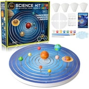 Solar System for Kids Science Experiments Model Building Kit, Glow in The Dark Paint Crafts Stem Projects for Kids Ages 8-12 Educational Learning Toys Gifts for Girls & Boys, 8 Planets