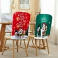 thumbnail image 2 of PENGXIANG Chair Cover Soft Washable Reusable Christmas Dining Chair Back Slipcover Home Decor for Banquet, 2 of 8