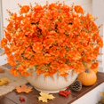 thumbnail image 1 of Flores Artificiales TURNMEON Crisantemos Decoración de Acción de Gracias 12 Ramilletes, 1 of 8