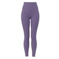 thumbnail image 6 of Women's Solid Color Workout Leggings Tummy Control Stretchy Sculpting Fitness Yoga Training Pants, 6 of 10