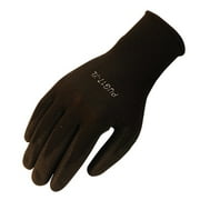 Global Glove PUG-17 Gloves, Black Nylon, Black Polyurethane Palm, 2XL, 12PK