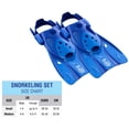 thumbnail image 5 of TUSA Sport Youth Mini-Kleio Hyperdry Mask, Snorkel, & Fins Travel Set, Clear Blue, Small, 5 of 7