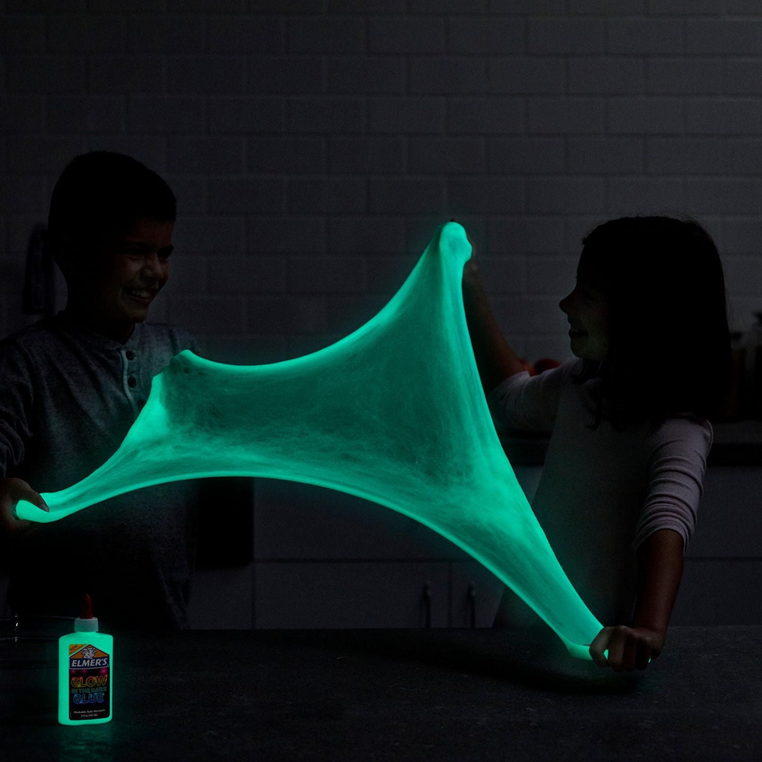 Elmer’s Glow-in-the-Dark Liquid Glue, Washable, Natural, Great for Making Slime