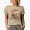 Tan, variant on Tis the Season to Be Jolly with Santa, Christmas or Winter Themed Art Merch Gift, Tan T-Shirt, Medium