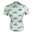 thumbnail image 4 of joogoo Motorcycle Retro Pattern Men's Cycling Jerseys Mountain Bike Short Sleeve Tops S, 4 of 7