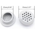 thumbnail image 2 of 20Pcs Air Vents 25mm Circular Soffit Vent Stainless Steel Round Vent Mesh Hole Louver for Kitchen Bathroom Cabinet Wardrobe (White) s202412246244, 2 of 5