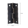 thumbnail image 3 of 10pcs Cabinet Door Butt Hinges Mini Drawer Bronze Decorative Mini Hinges, 3 of 7
