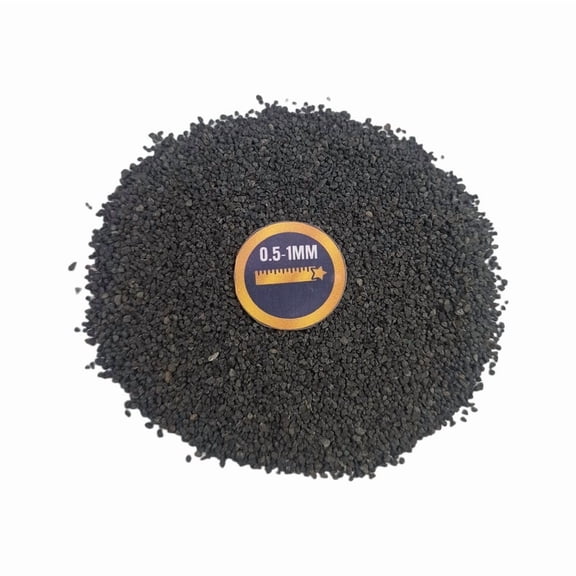 Gradelygems Black Onyx Crushed Sand Powder 0.5-1mm | 2 Ounce Pack | Ideal for Crafting, Jewelry, and Healing