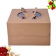 thumbnail image 1 of unbranded Caja Para Pastel Color De Papel Kraft Resistente Con Asa Para Llevar Y Guardar, 1 of 7