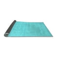 thumbnail image 2 of Ahgly Company Indoor Square Solid Light Blue Modern Area Rugs, 8' Square, 2 of 4
