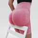 thumbnail image 3 of Gibobby Shorts Deportivo Pantalones lavados con agua para mujer, sin costuras, cintura alta, melocotón, levantamiento de cadera, jogging, fitness, pantalones de yoga(Rosa, M), 3 of 4