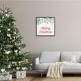 thumbnail image 2 of Stupell Indtries Merry Christmas Sentiment Festive Falling Red Holly Vines,24 x 24,Design by Patricia Pinto, 2 of 4