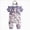Purple, variant on Newborn Baby Girl Clothes Baby Girl Romper Fall Winter Long Sleeve With Hat Sets Cute Infant Outfits 0-3 Months Boy Girl Purple Fall Winter Dailywear Set