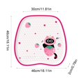 thumbnail image 3 of Summer Honeycomb Gel Seat Cushion Cartoon Print Breathable Chair Pad for Office Chair Car Seat Non-Slip Butt Pain Relief Cushion All Season Universal,Purple, 3 of 6