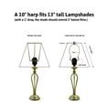 thumbnail image 2 of SLIP UNO Adapter Converts most 13" high Lamp  Shades to fit on SLIP UNO Lamp Base (1 7/16" opening) - 10"h, 2 of 6