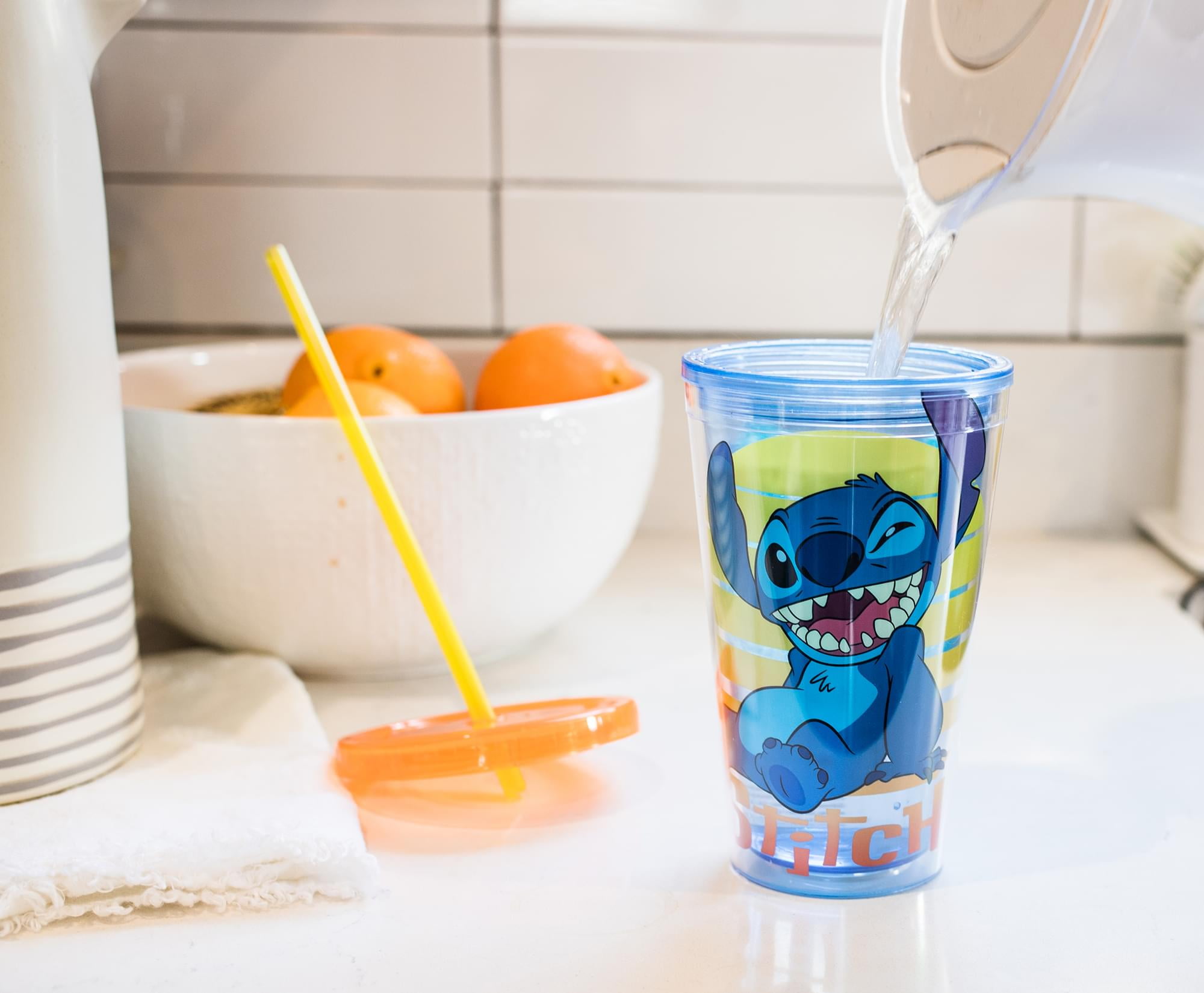 Stitch Glass Cup – Enchanted Apple