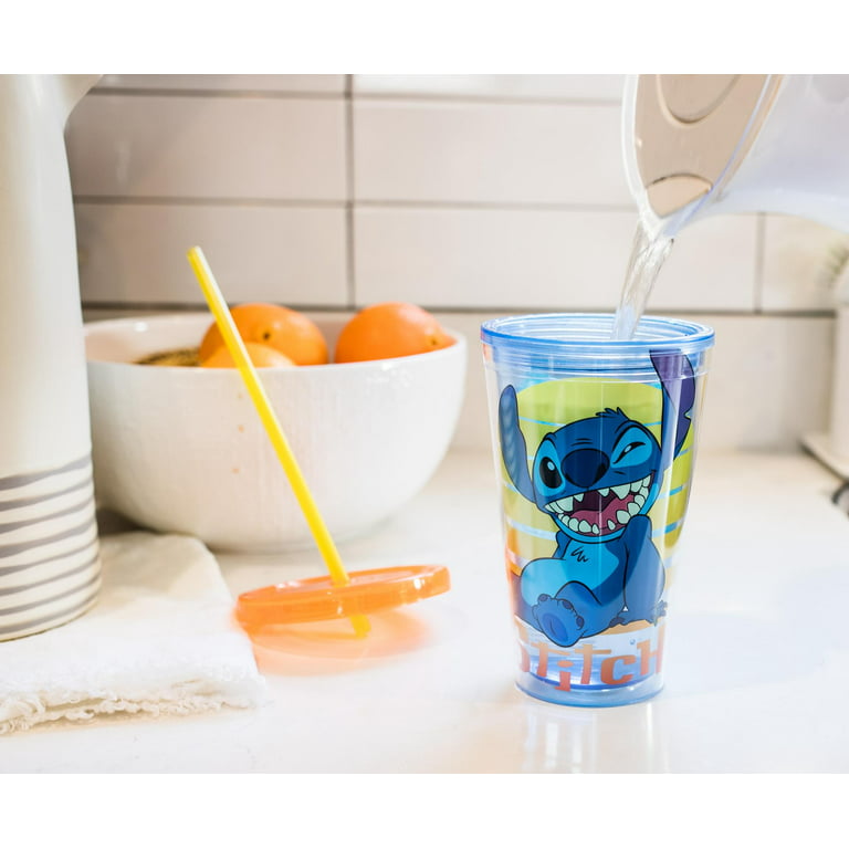 Disney Lilo & Stitch Carnival Cup with Ice Cubes | Holds 16 Ounces