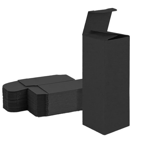 Ucanpack Black Product Boxes, Cardboard Packaging Paper Board Gift Box, 2 x 2 x 7" - 1000/Bundle