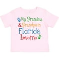 thumbnail image 3 of Inktastic Florida Grandma Grandpa Loves Me Boys or Girls Toddler T-Shirt, 3 of 5