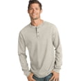 thumbnail image 1 of Hanes Men's Beefy-T Long-Sleeve Henley - O5719, 1 of 1