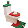thumbnail image 4 of Christmas Toilet Cover under $5! CQCYD Christmas Bathroom Decor Set, Toilet Seat Cover Santa Design, Festive Bathroom Accessories, Holiday Home Decor, Christmas Toilet Decorations, 4 of 9