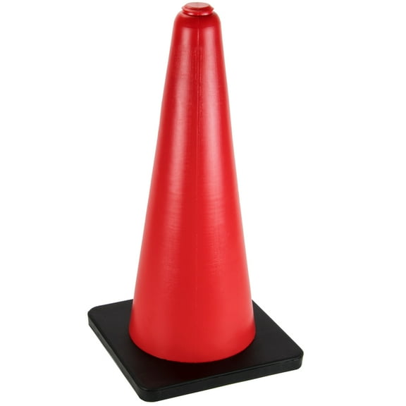 Crown Sporting Goods 24" High Hat Cones in Fluorescent Orange w/ Black Base, Traffic Safety (Single)