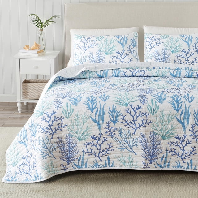 Juego de ropa de cama Great Bay Home King Coastal Colt, 274 x 229 cm