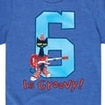 thumbnail image 3 of Pete The Cat - 6Th Birthday Boys - Youth Short Sleeve Graphic T-Shirt, 3 of 6