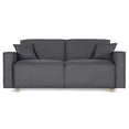 thumbnail image 2 of Sofá Cama Makora Abbot Oxford Lino Memory Foam Respaldo con Reclinable de 3 Posiciones, 2 of 8