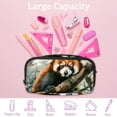 thumbnail image 4 of PhooArto Pencil Case, Cute Red Panda on Tree Branches Large Capacity Pencil Pouch Stationery Pen Bag, 4 of 7