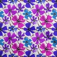 thumbnail image 1 of oneOone Georgette Viscose Purple Fabric Floral Diy Clothing Quilting Fabric Print Fabric By Yard 42 Inch Wide, 1 of 4