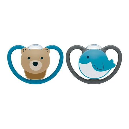 Nuk Pacifier Space 0-6 Months 2pk