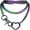 Color, variant on Heart-shaped Multi-layer Cuban Necklace