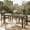 Dark Brown, variant on Christopher Knight Home 68.9" Rectangular Acacia Wood Rustic Outdoor Dining Table, Dark Brown