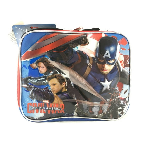 Lunch Bag - Marvel - Civil War Captain America Kit Case New 658557