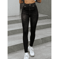 thumbnail image 2 of Leggins Mujer Mezclilla Unitalla Faja Alta Estilo Pantalón Mezclilla, 2 of 5