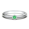 thumbnail image 1 of Classic Bezel Set Birthstone Ring - Emerald (May), 1 of 4