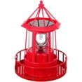 thumbnail image 1 of Simulación al aire libre Faro giratorio Lámpara de faro con energía solar decoración del patio, 1 of 6