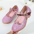 thumbnail image 2 of Huowey Baby Girl Princess PU Sequins Shoes Children Silver Performance Shoes Soft Footwear, 34, 2 of 5