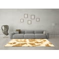 thumbnail image 3 of Ahgly Company Indoor Rectangle Abstract Brown Modern Area Rugs, 3' x 5', 3 of 4