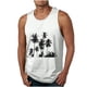 thumbnail image 1 of Camisetas de Tanque de los Hombres Tanque de los Hombres Incolor Gradiente de Impresión Cuello Redondo Correa Delgada Fuga Atrás Regular Casual Deportes Blusas de Tanque, 1 of 5